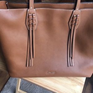 NWOT Nine West Leather Satchel